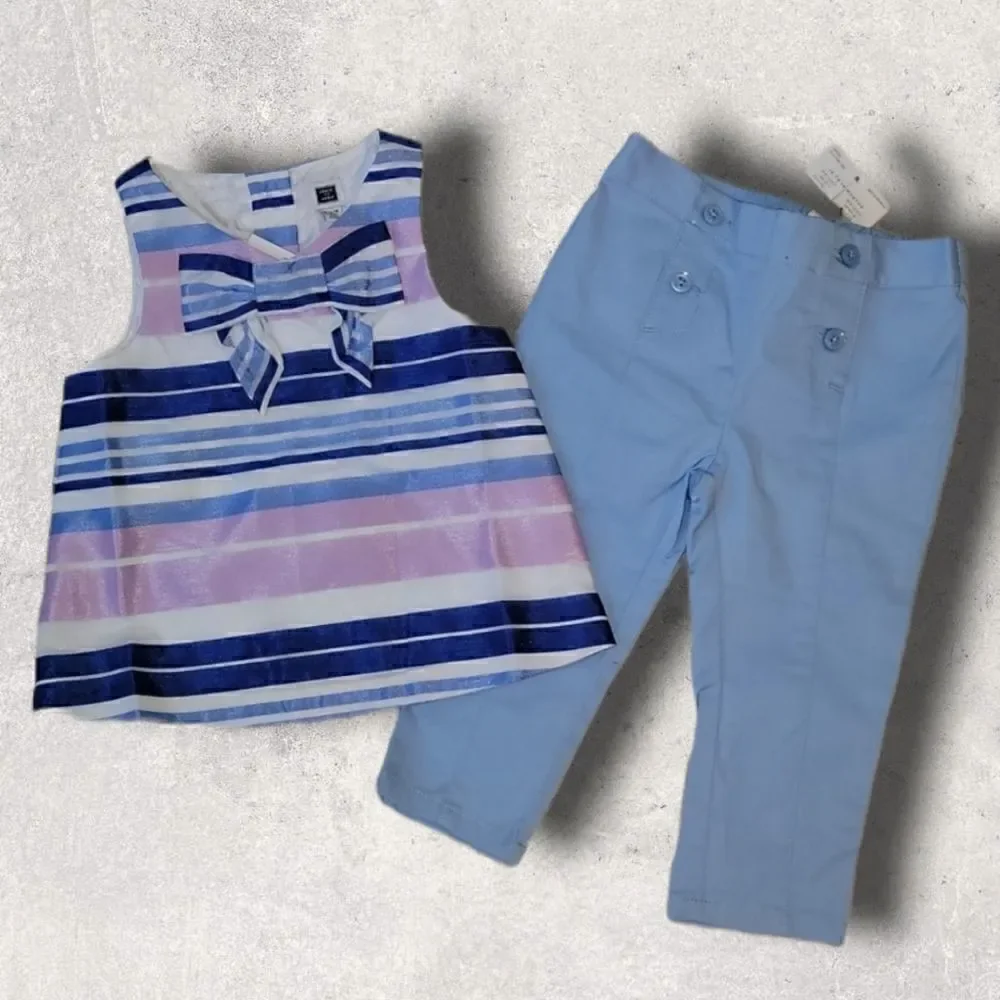JANIE AND JACK 2-PIECE OUTFIT, SIZE 12-18 MONTHS, NEW!